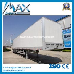 China 3 Axles Cargo Trucks Van Semi Trailers