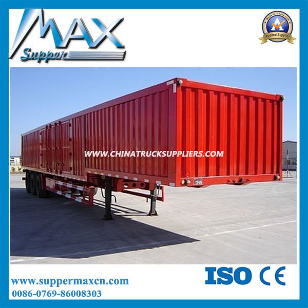 Dry Freight Large Size Van Semi Trailer, Cargo Transporting Van Truck Trailer 