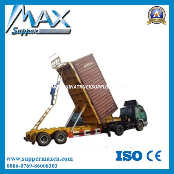 2 Axle Rear Lifting Container Tipper with Spring Suspension Images 1