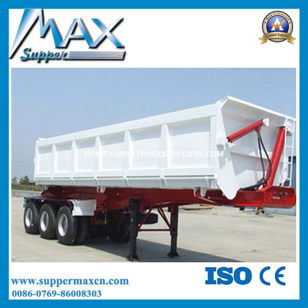 3 Axle Tip Back Semi Trailer Images 1