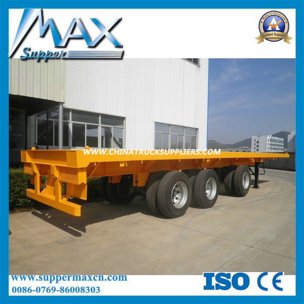 40 3 Axle Flatbed with First Axle Lifting Images 1