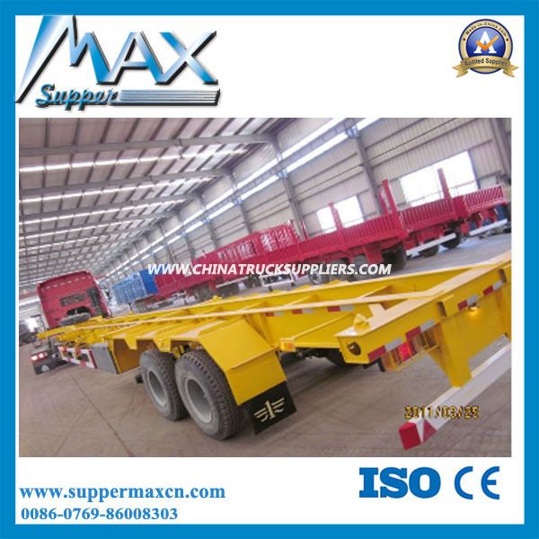 2 Axle 20′′ Skeleton Semi Trailer Images 1