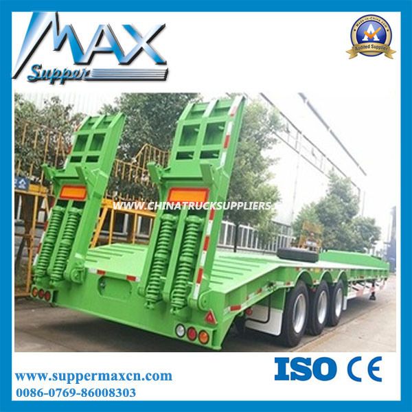 2 Axles /3 Axles Flatbed Semi Trailer, 20FT /40FT Container Platform Semi Trailers for Sale 