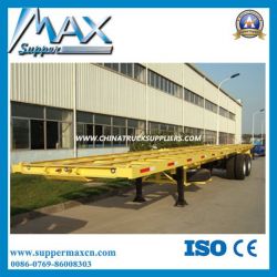 China Triple Axles Container 40feet Skeleton Semi Trailer Price