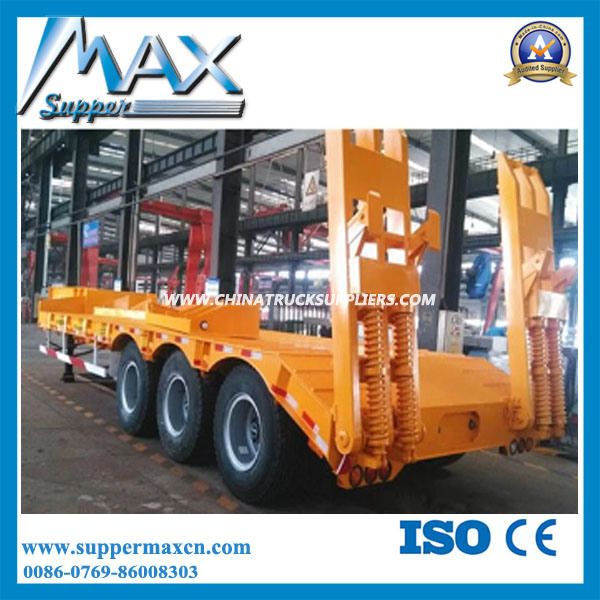 Factory Tri-Axle 40FT Container Transportation Semi Trailer / Truck Semitrailer / Container Flatbed  