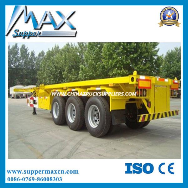 Supper Max Brand 3 Axle 40feet Skeletal Container Chassis Hot Sale 