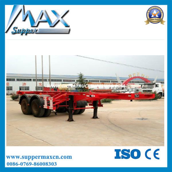 Semi Trailer Manufacturer: 20FT or 40FT Truck Utility Shipping Container Trailer Images 1