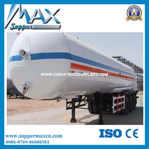 Steel Aluminum Fuel Transport LPG Tank Trailer 