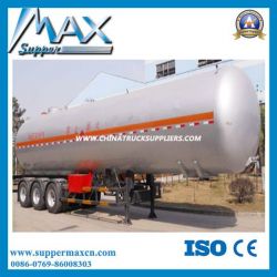 54000 Liters 3 Axles LPG Gas Tanker Trailer with Low Price