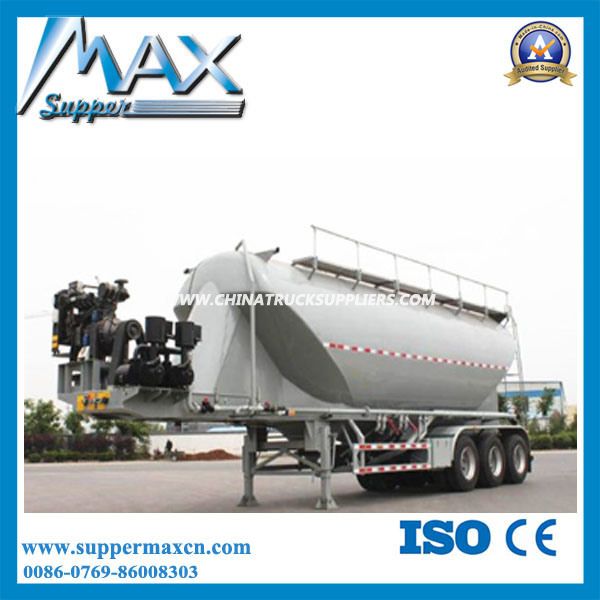 3 Axle 50cbm Bulk Cement Trailer Without Engine 