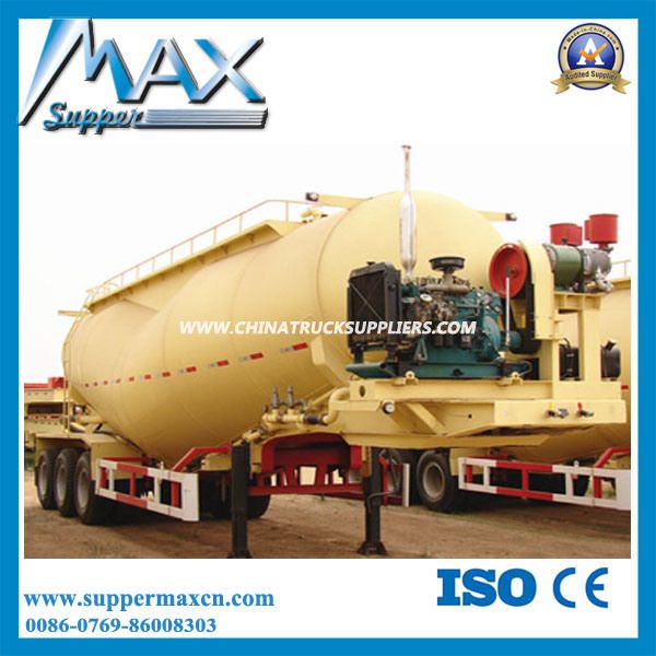 Factory 3 Axles 45 Cbm Bulk Cement Tanker Semi Trailer 