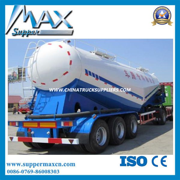 Three Axle Heavy Bulk Powder Material Cement Tanker Semi Trailer 