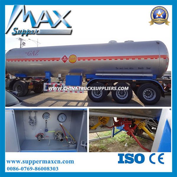 2016 The Best 60cbm 3-Axle LPG Tanker Semi Trailer Truck for Sale 