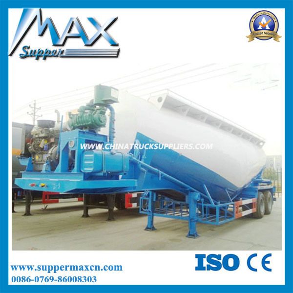 2 Axle 30cbm Vertical Structure Bulk Cement Semi Trailer 