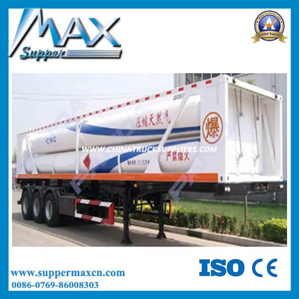 Pressure Tank Trailer LPG LNG CNG Tank Tube Trailer for Sale 