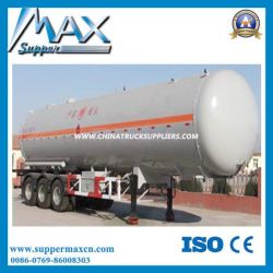 56cbm 3 Axle Tank Semi LPG Tanker Trailer for Propane