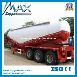 Truck Trailer 3 Axle 50cbm Powder Material Transport Semi-Trailer