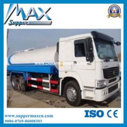 2015 Hot Sale High Quality 19000L 6X4 Str 5000 Gallon Water Tank Truck