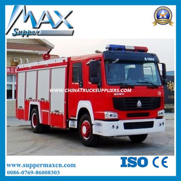 China Supplier HOWO 4X2 Water Tanker Fire Truck 