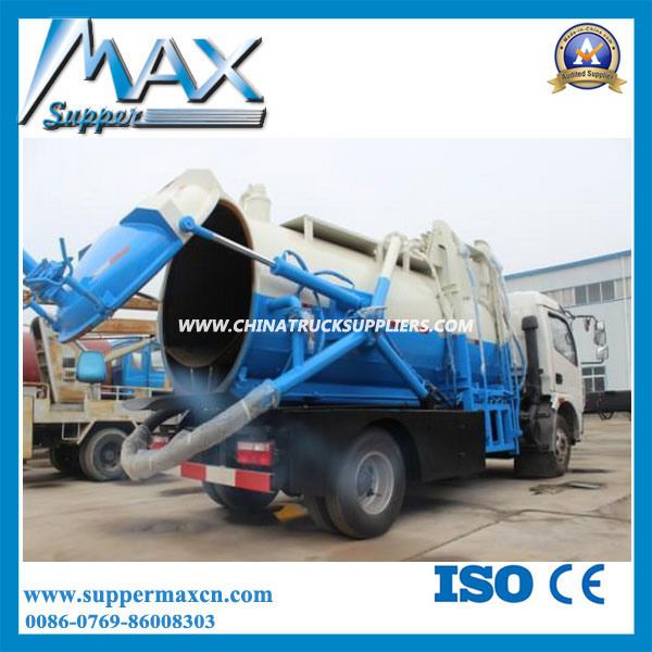 2016 Hot Sale 3000L Sewage Pump Truck Suction Tank Truck 