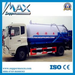 2016 Hot Sale Dongfeng 4X2 8cbm Vacuum Sewage Suction Truck