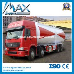 HOWO Concrete Cement Transport Truck Coal Ash Lime Powder and Mineral Flour Tank Truck