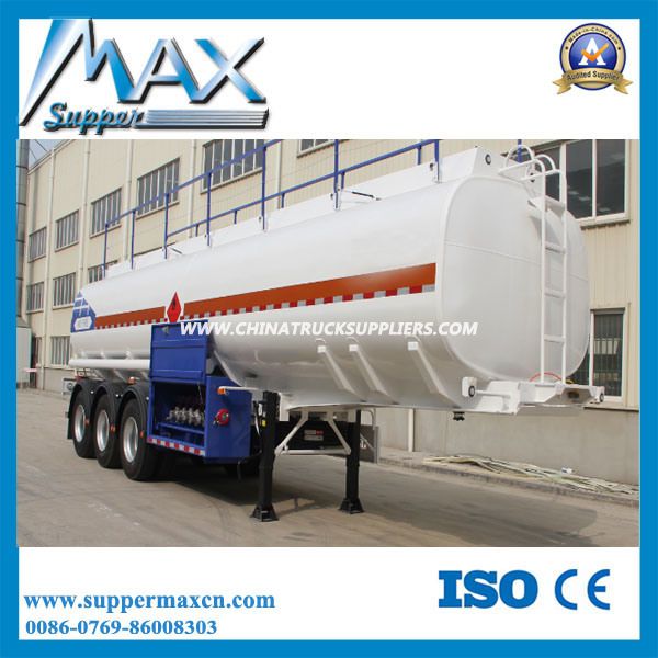 50cbm 6 Compartments 3 Axle Aluminum Alloy Fuel Tanker Images 1