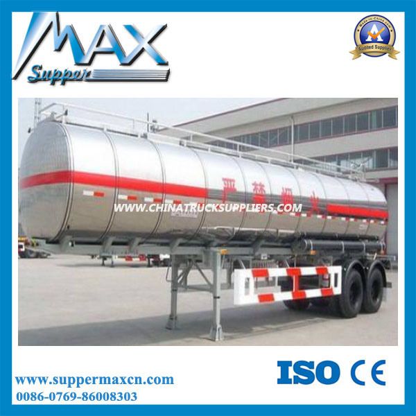 3 Axle 60t Oil Tank Trailer for Oil Transport 