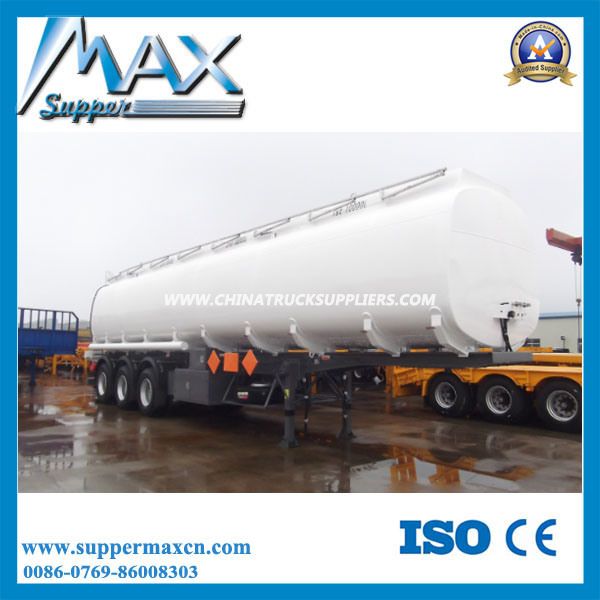 4 Compartments Fuel Tanker / Oil Transportation Semitrailer for Sale 