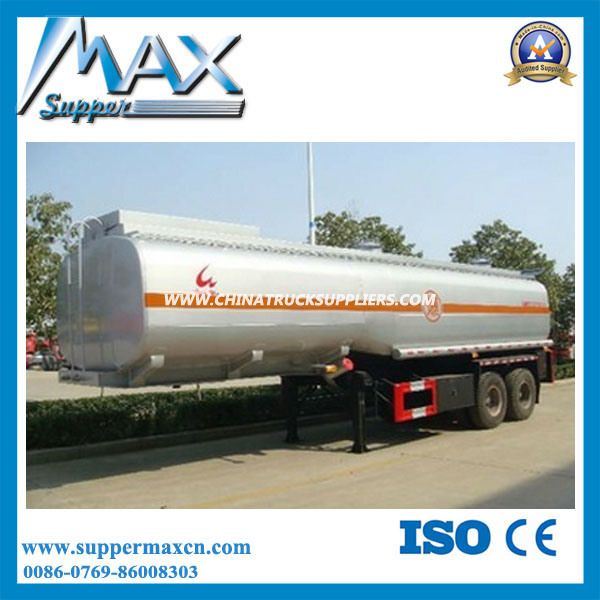 Oil/Fuel Tank Semi-Trailer with 2 Axles Images 1