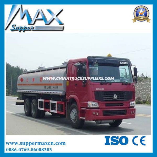 HOWO Oil Truck 20000 Liters Fuel Tank Truck in Dubai Big Truck Images 1