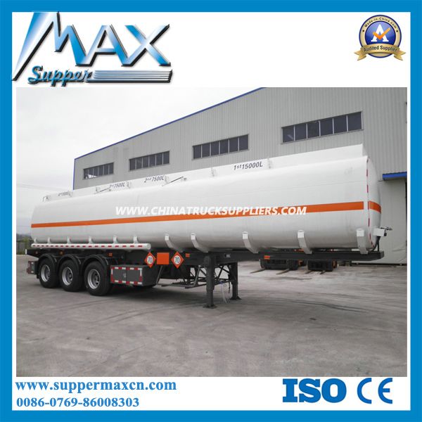 35cbm/ 45cbm/ 55cbm/ 60cbm 3 Axle Fuel/Oil Tanker Semi Trailer 