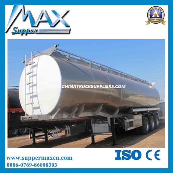 Stainless Fuel Tanker Semi Trailer 