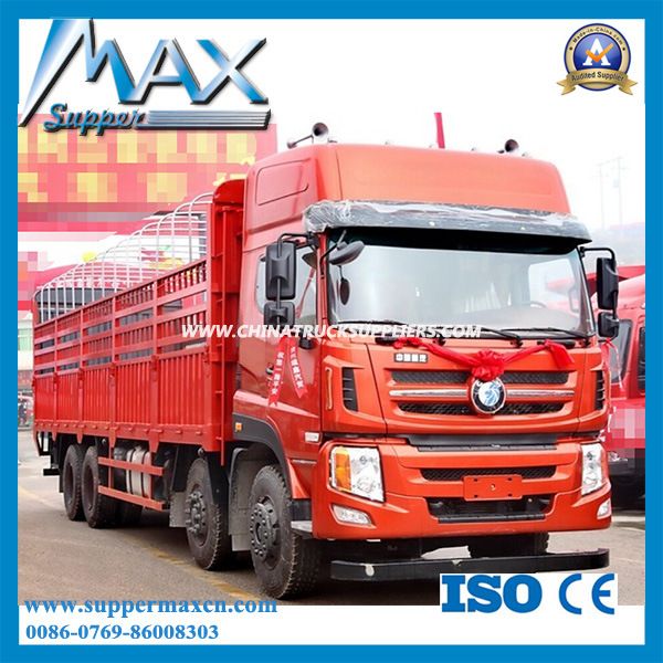 High Quality Sinotruk W5g Cargo Crane Truck 340HP 8X4 Truck for Sale 