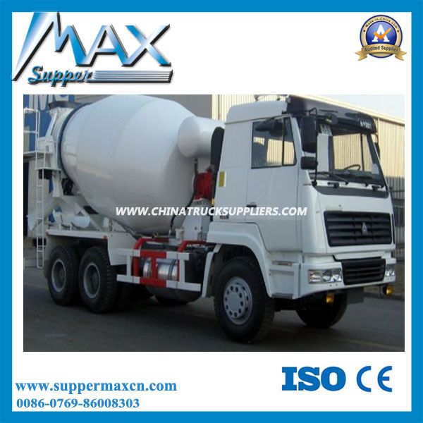 China HOWO Sinotruk 6*4 Concrete Mixer Truck with 10-12m3 Mixing Volume 
