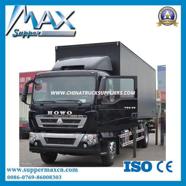 Sinotruck HOWO T5g 4*2 Van Cargo Truck Sale 