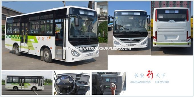 10-26 Seats 7.3m City Bus Sc6733 Changan Brand Front Engine 