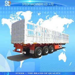 40FT Flatbed Fence Trailer Cargo Trailer for Transportation