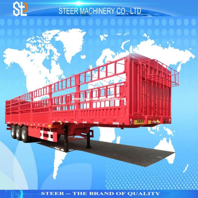 Break Bulk Cargo Transportation Use Fence Cargo Semi Trailer with Good Price 