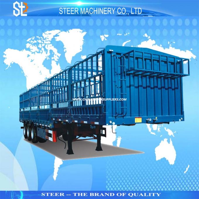 40 Foot Fence Cargo 40FT Stake Cargo Trailer Semirremolques Images 1