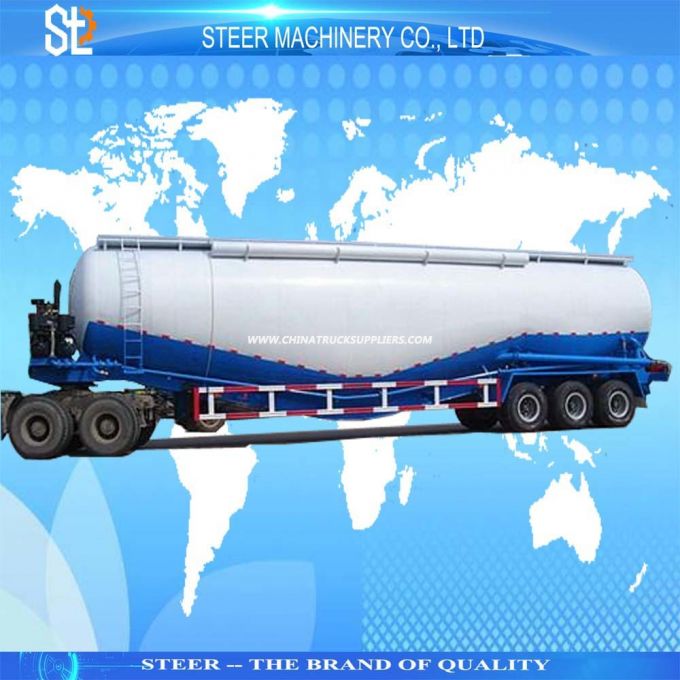 Dry Cement Transport 40cbm Cement Truck Trailer Images 1
