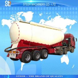 Cement Tank Semi Trailer 3 Axle Cement Tanker Semi Trailer for Sale