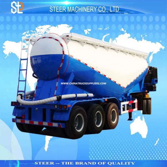 Dry Bulk Cement Transporting Trailer Cement Silo Semi Tanker Trailer 