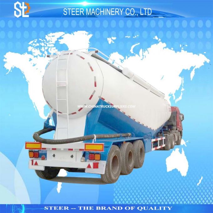 Cement Silo Tanker Truck Semi Bulk Powder Tanker Semi Trailer 