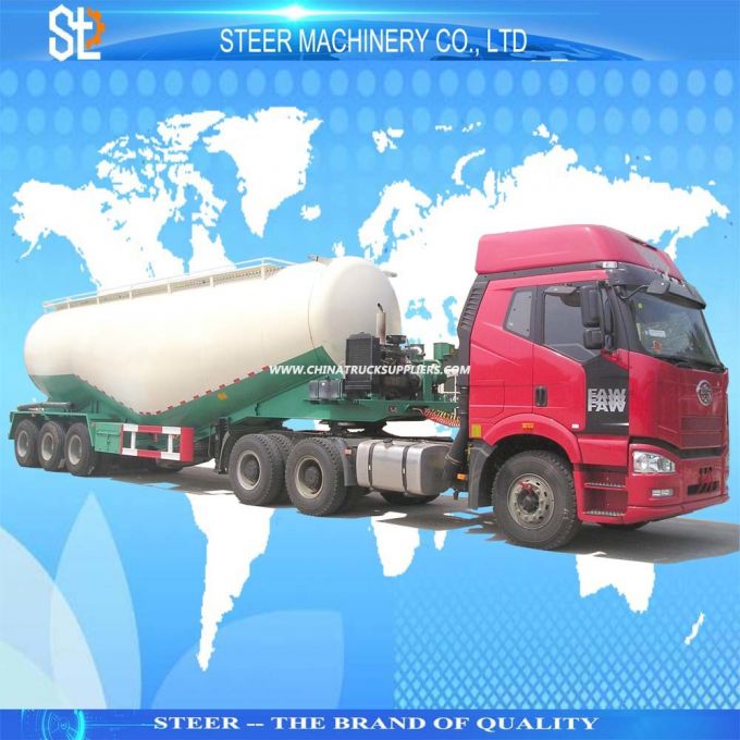 Bulk Cement Transporting 60 Ton Bulk Cement Tank Trailer 