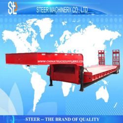 Heavy Duty Low Bed Semi Trailer for Machines Transporting