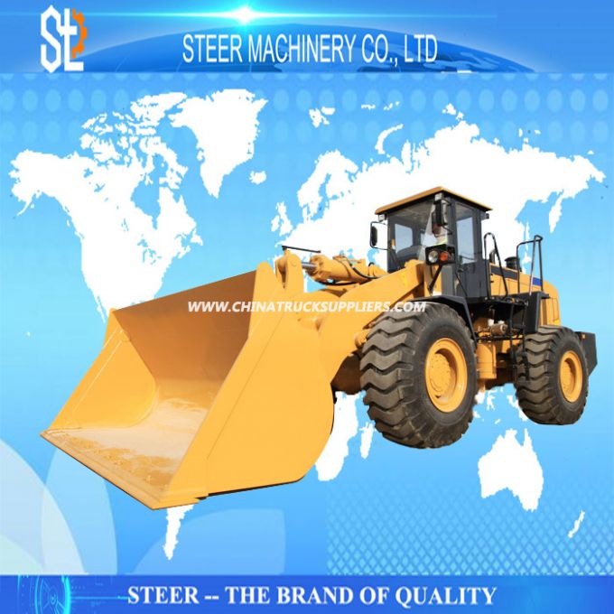Sand Loading Machinery 5 Ton Wheel Loader for Sale Images 1