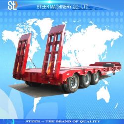 Heavy Duty Low Bed Trailer Multi Axles Low Loader Trailer