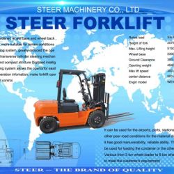 Heavy Cargo Lifting Forklift Wheel Loader for Discharging