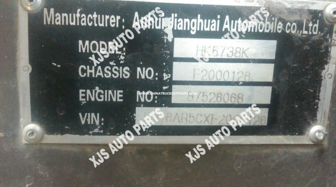 JAC Bus HK6738k Eqb140-20 Cummins Haiti engine part 